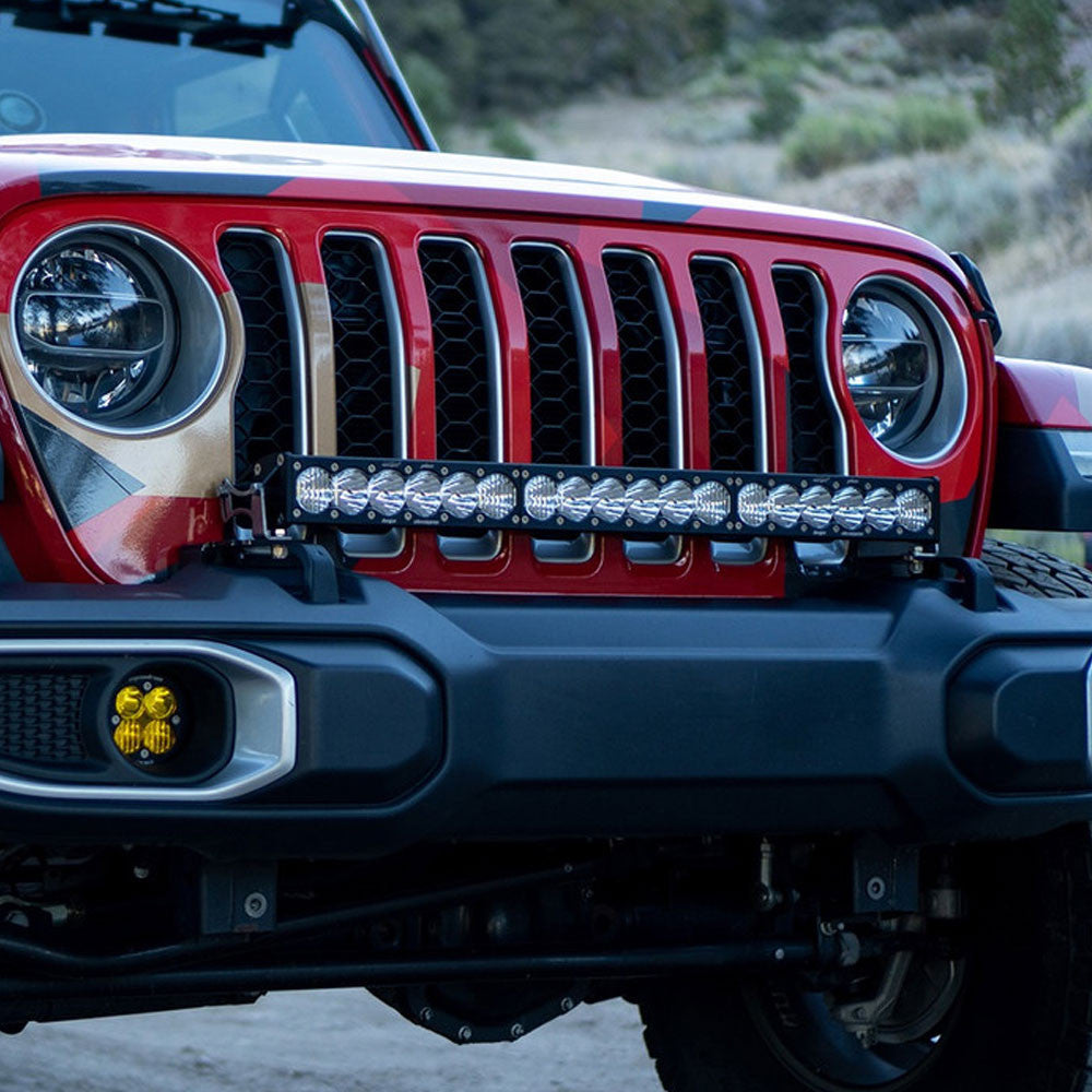 Baja Designs 2018+ Jeep Wrangler JL/JT OnX6+ 30in Bumper LED Light Bar Kit