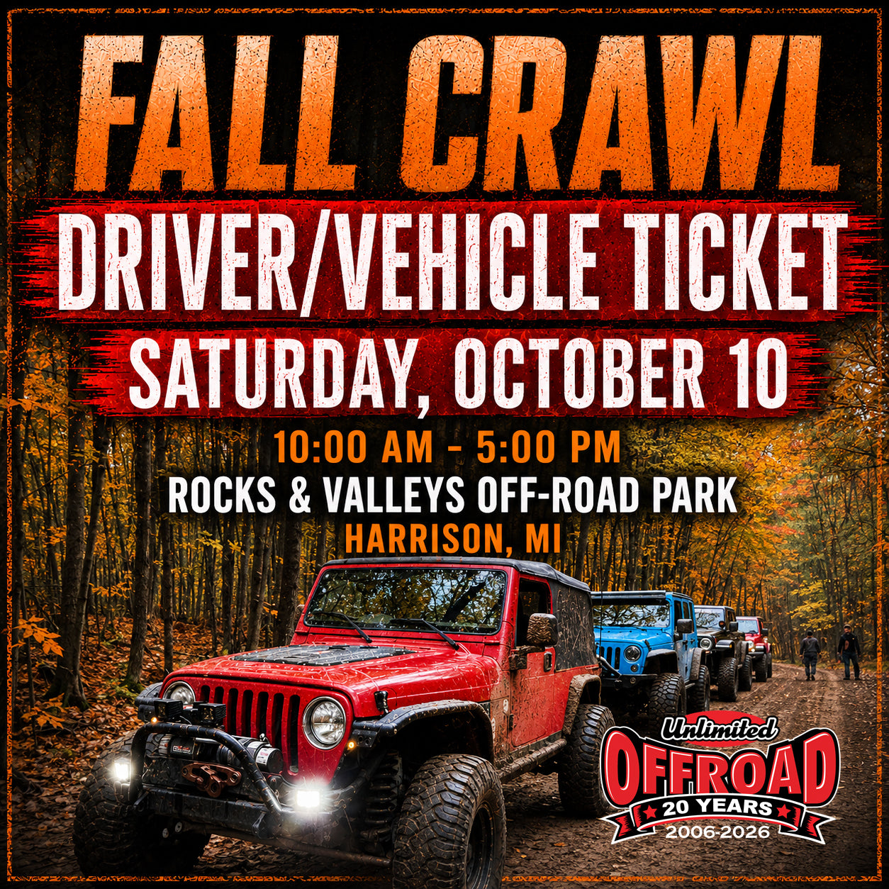 Fall Crawl - Driver/Vehicle Ticket