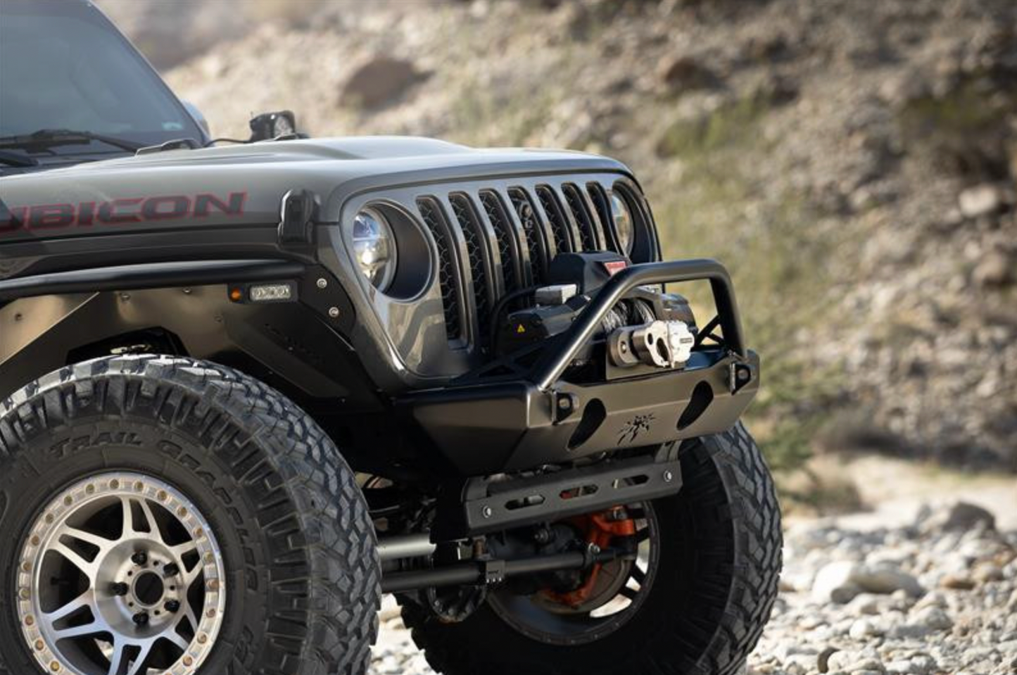 PRE-ORDER: Poison Spyder Front Winch Fairlead Mount Bracket (Black)