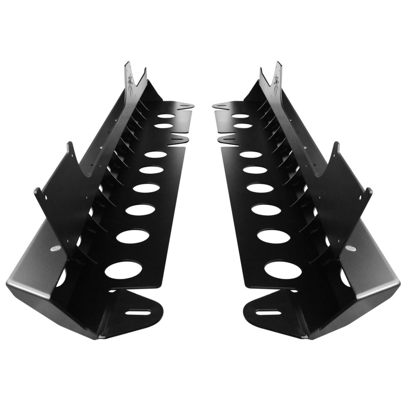 PRE-ORDER: Poison Sypder JKU (4-Door) BRAWLER ROCKERS Rock Sliders (Black)