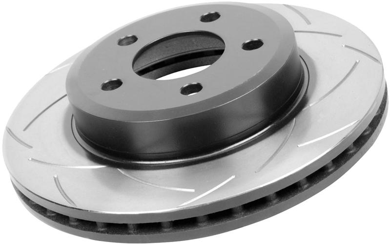DBA 07-09 Jeep Wrangler JK Front Slotted Street Series Rotor
