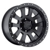 Series 7036 20x9.5 with 5 on 5 Bolt Pattern Satin Black Pro Comp Alloy Wheels