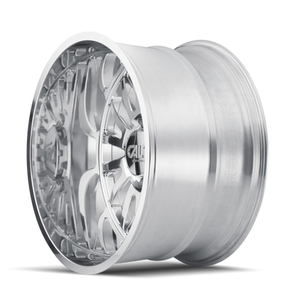 Cali Off-Road 9110 Summit 24x14 / 8x165.1 BP / -76mm Offset / 125.2mm Hub Polished Wheel