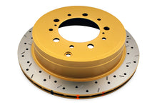 DBA 07+ Toyota Land Cruiser 200 Series Rear Drilled and Slotted 4000 Series Rotor