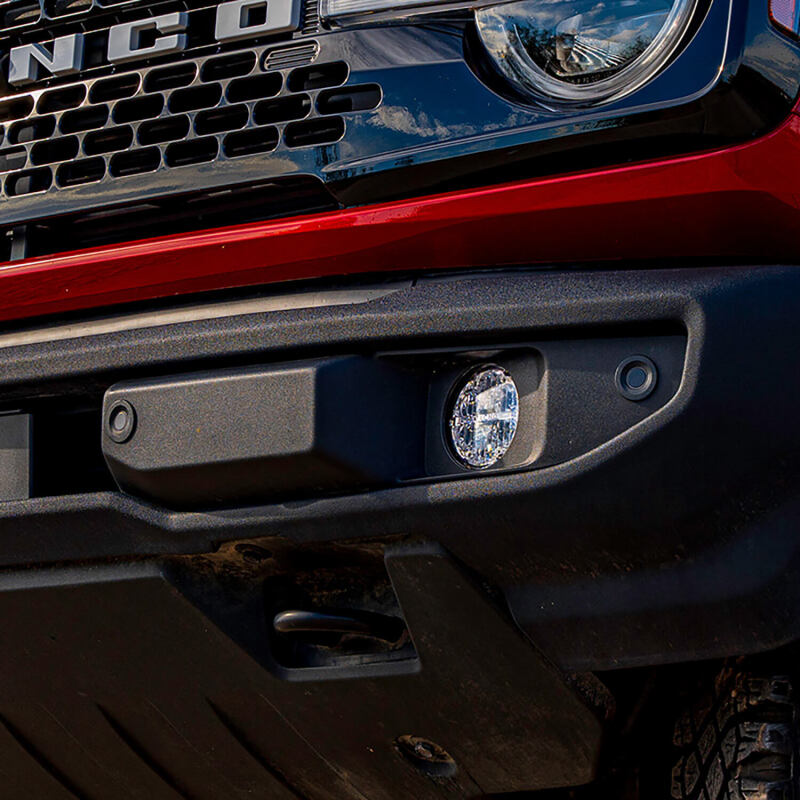Nacho Lighting Ford Bronco Nacho SAE Only Plug N Play Fog Light Kit - White