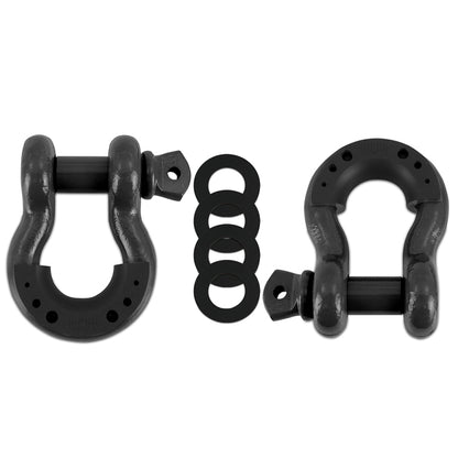 Borne Off-Road Borne D-Ring Shackle Set Black