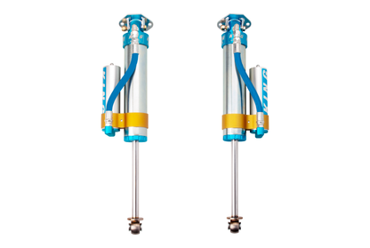 King Shocks 97-06 Jeep Wrangler TJ Rear 2.5 Dia Piggy Hose Reservoir Shock 0-2in Lift (Pair)