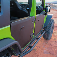 2007-2018 Jeep JK/JKU Full Metal Jacket Aluminum Half Doors - Rear Pair