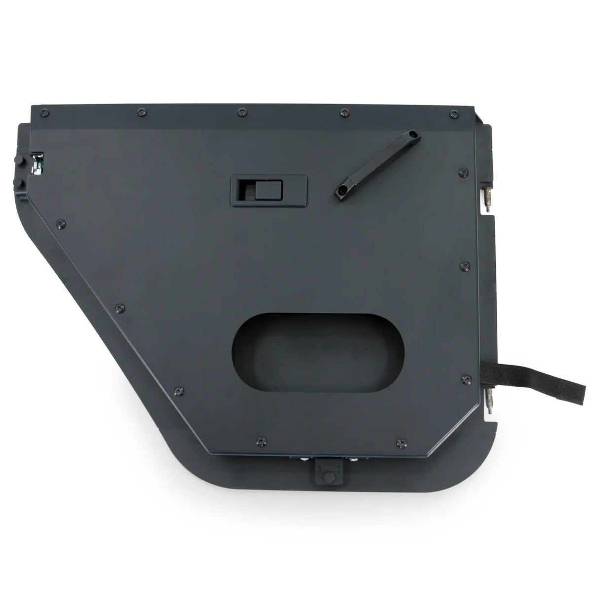 2007-2018 Jeep JK/JKU Full Metal Jacket RAW Aluminum Half Doors - Rear Pair