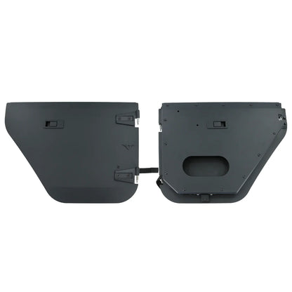 2007-2018 Jeep JK/JKU Full Metal Jacket Aluminum Half Doors - Rear Pair