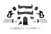 Fabtech 14-18 GM C/K1500 P/U w/oE Forg Stl UCA 4in Basic Sys w/Perf Shks