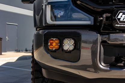 Baja Designs Ford Super Duty (20-On) Fog Lights FPK Amber SAE/Sport DC Baja Designs w/Upfitter