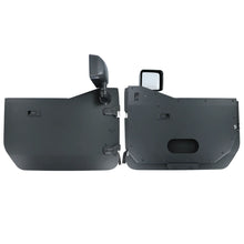 Jeep JL/JLU Full Metal Jacket Raw Aluminum Front Half Doors - FRONT PAIR