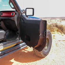 Jeep JL/JLU Full Metal Jacket Raw Aluminum Front Half Doors - FRONT PAIR