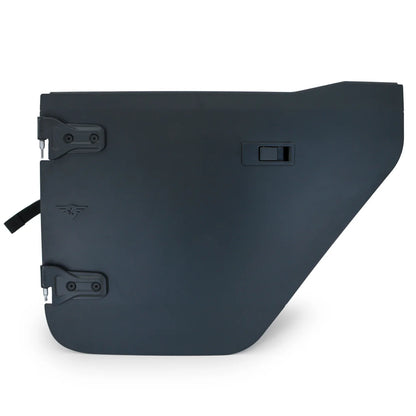 Jeep JL/JLU Full Metal Jacket Raw Aluminum Front Half Doors - FRONT PAIR