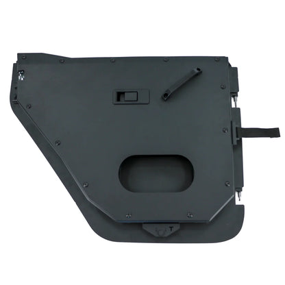 Jeep JL Black Full Metal Jacket Aluminum Front Half Doors - FRONT PAIR