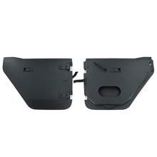 Jeep JL/JLU Full Metal Jacket Black Aluminum Half Doors - REAR PAIR