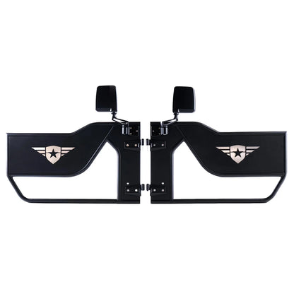 2007-2018 Jeep Wrangler JK/JKU Mission Tube Doors - Front Pair