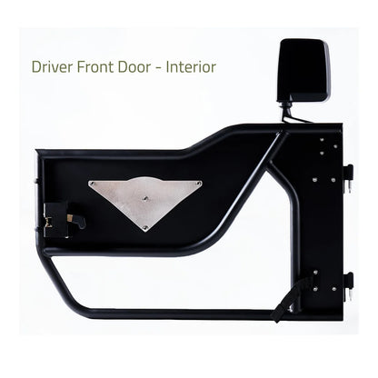 2007-2018 Jeep Wrangler JK/JKU Mission Tube Doors - Front Pair