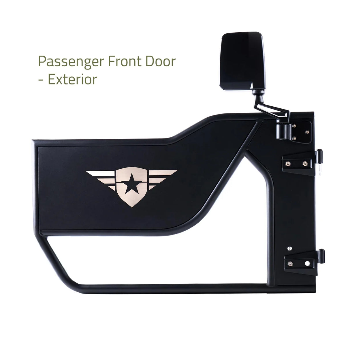 2007-2018 Jeep Wrangler JK/JKU Mission Tube Doors - Front Pair