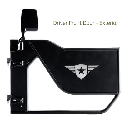 2018+ Jeep JL/JLU Wrangler Combat Offroad Mission Trail Doors - Front Pair