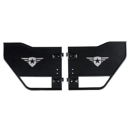 2007-2018 Jeep Wrangler JK/JKU Mission Tube Doors - REAR PAIR