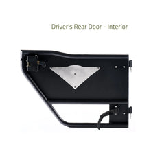 2007-2018 Jeep Wrangler JK/JKU Mission Tube Doors - REAR PAIR