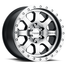 Raceline 929M Avenger 17x9in / 5x139.7 BP / -12mm Offset / 107.95mm Bore - Black & Machined Wheel