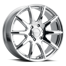 Raceline 159C Spike 18x8in / 6x139.7 BP / 35mm Offset / 106.1mm Bore - Chrome Wheel