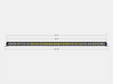 Cali Raised 42 Slim Single Row Led Bar Amber