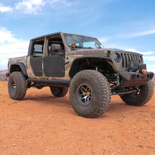 2020+ Jeep Gladiator JT Full Metal Jacket Black Aluminum Half Doors - FRONT PAIR