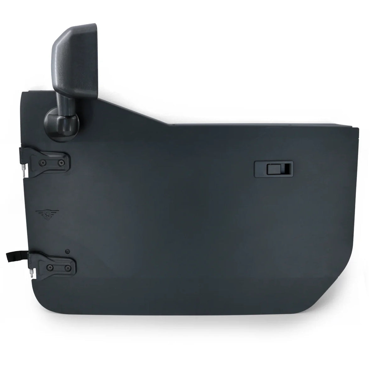 2020+ Jeep Gladiator JT Full Metal Jacket Black Aluminum Half Doors - FRONT PAIR
