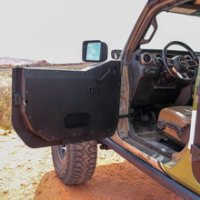 2020+ Jeep Gladiator JT Full Metal Jacket Raw Aluminum Half Doors - Front Pair