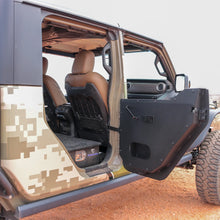 2020+ Jeep Gladiator JT Full Metal Jacket Raw Aluminum Half Doors - Rear Pair