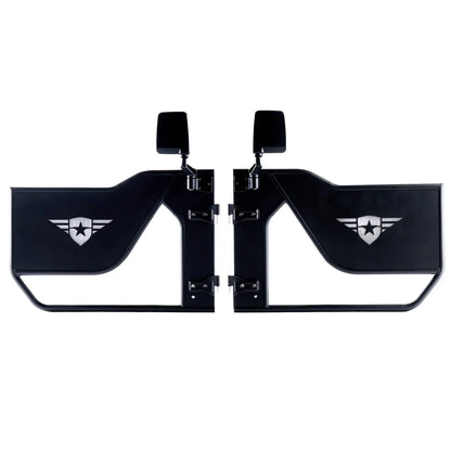 2020+ Jeep Gladiator JT Combat Offroad Mission Tube Doors - Front Pair