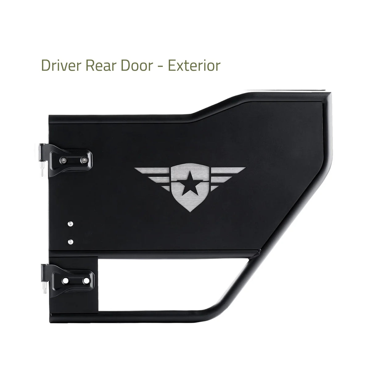 2020+ Jeep Gladiator JT Combat Offroad Mission Tube Doors - Rear Pair