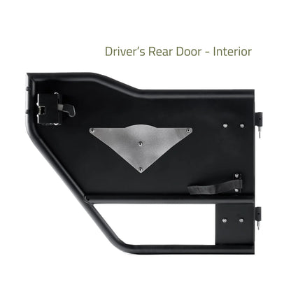2020+ Jeep Gladiator JT Combat Offroad Mission Tube Doors - Rear Pair