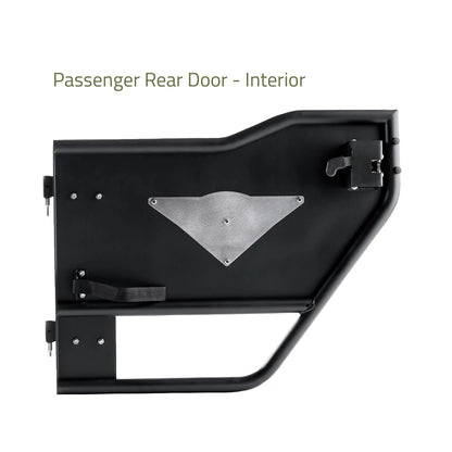 2020+ Jeep Gladiator JT Combat Offroad Mission Tube Doors - Rear Pair