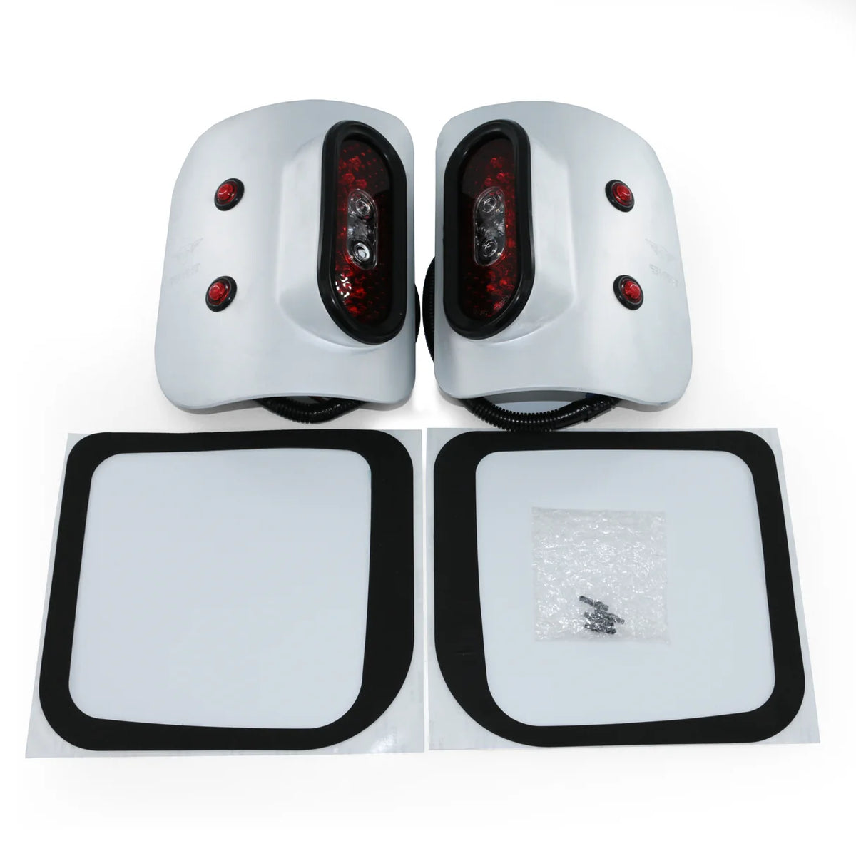 2020+ Jeep Gladiator JT LED Tail Light Kit | Raw Aluminum