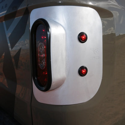 2020+ Jeep Gladiator JT LED Tail Light Kit | Raw Aluminum