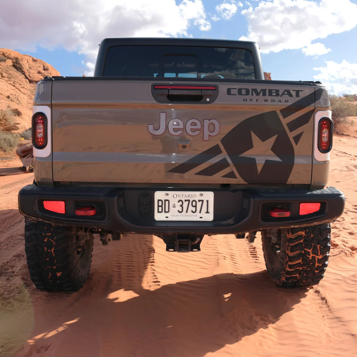 2020+ Jeep Gladiator JT LED Tail Light Kit | Raw Aluminum
