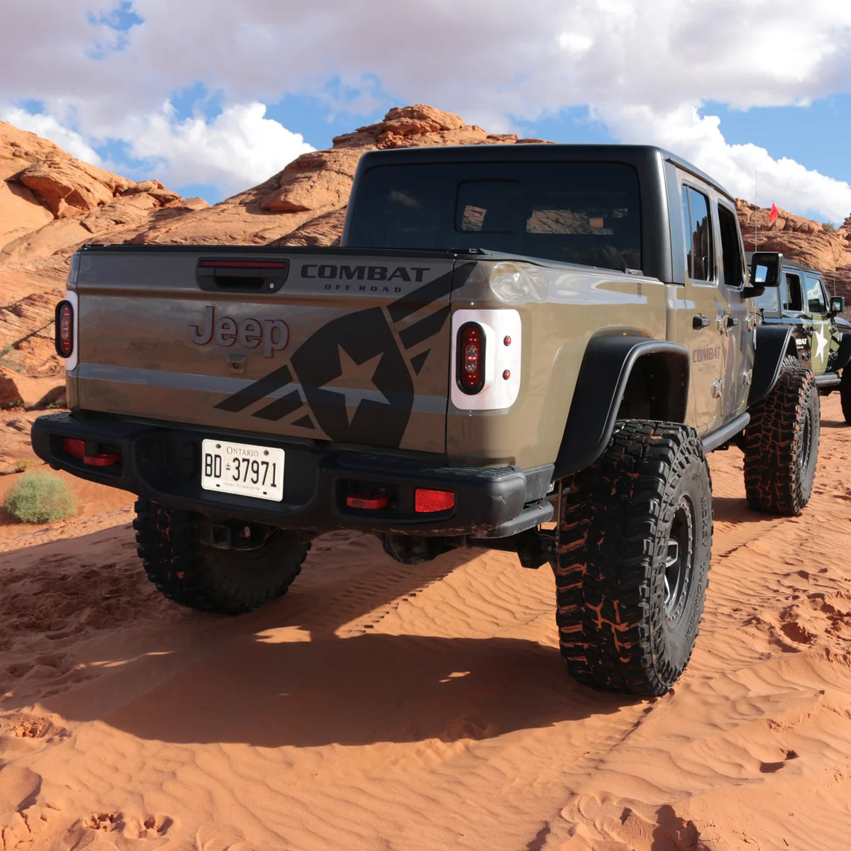 2020+ Jeep Gladiator JT LED Tail Light Kit | Raw Aluminum