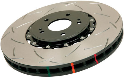 DBA 11-15 Jeep Grand Cherokee Exc. SRT8 Front T3 5000 Series Slotted Rotor w/ Black Hat 350mm