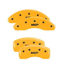 MGP 4 Caliper Covers Engraved Front & Rear MGP Yellow Finish Black Characters 21 Ford Bronco Sport