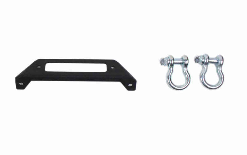 Fishbone Offroad 07-18 Jeep Wrangler JK Frnt Stubby Winch Bumper W/Tube Guard - Blk Txtrd Pwdrcoated