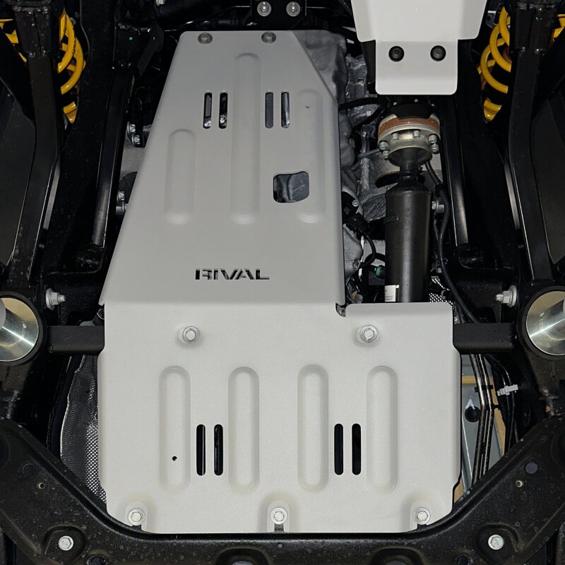 Rival Ineos Grenadier &amp; Quartermaster Aluminum Engine Transmission Catalytic Converter Skid Plat