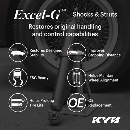 KYB Shocks & Struts Excel-G Rear 19-23 Jeep Cherokee w/ Off-Road Suspension