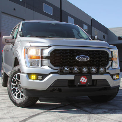 Baja Designs 2021+ Ford F150 Fog Pocket Kit SAE Clear Squadron Pro DC