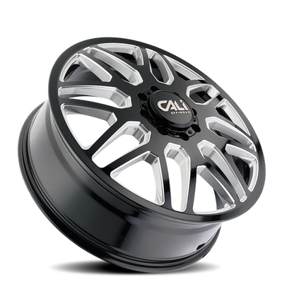 Cali Off-Road 9115D Invader Dually 22x8.25 / 8x165.1 BP / 115mm OS / 121.3mm Hub Gls Blk Mill Wheel