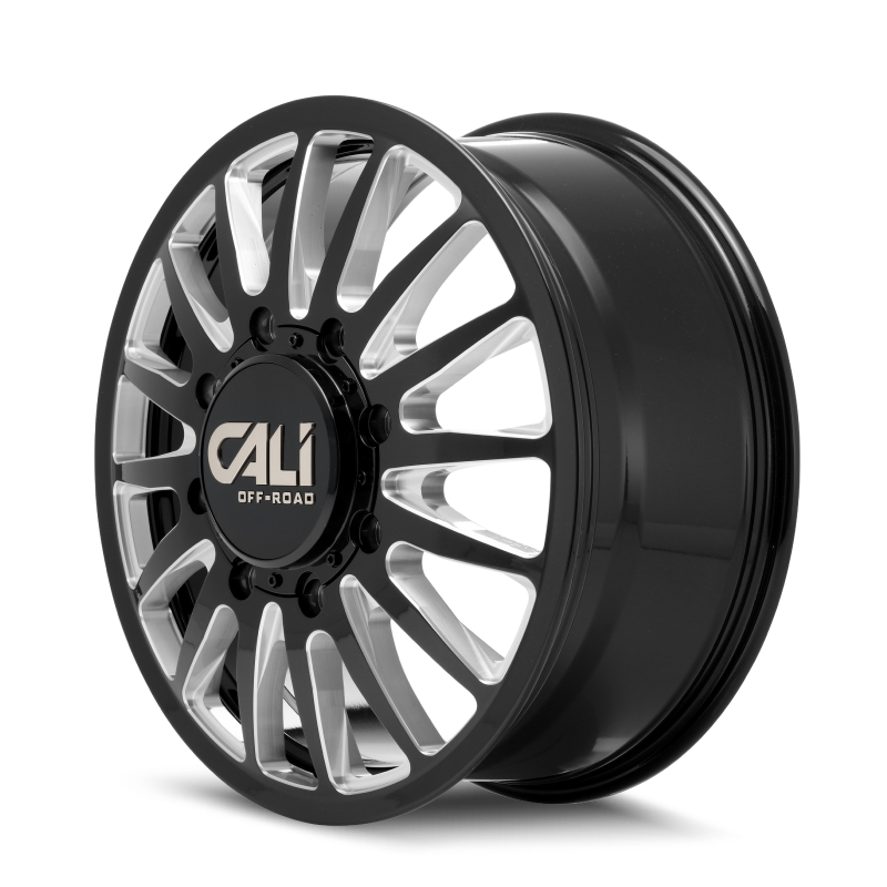 Cali Off-Road 9110D Summit Dually 20x8.25 / 8x200 BP / -192mm Offset / 142mm Hub Gls Blk Mill Wheel